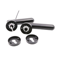 Precio de fábrica Cerradura de manija inteligente Manija de puerta inteligente con cerraduras Casa Ttlock Tuya Código Huella digital Cerradura de entrada sin llave para exteriores