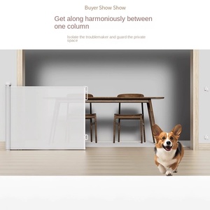 Cancelletto Retrattile per Interni per Cani e Animali Domestici, Protezione per Bambini Senza Foratura per Scale - Product Image 4