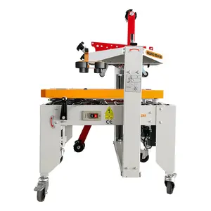 Automatic Adjustable Box Self Flap Folding Sealing Closing Packing Sealing Packaging Machine Carton Sealer Taper