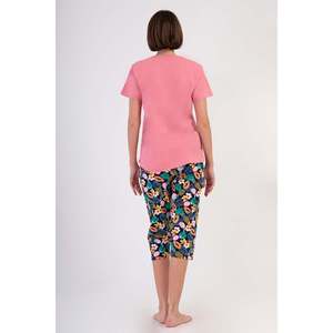 Combinaison de nuit ovale à manches courtes et col rond pour femme, taille XXL - Product Image 1