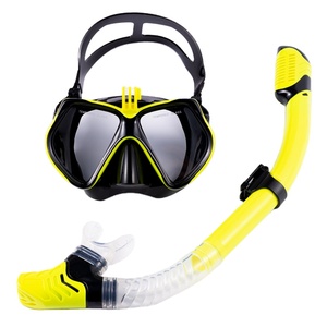 Venta al por mayor de silicona suave equipo de buceo apnea natación Googles, montaje de cámara esnórquel máscaras de buceo - Product Image 4