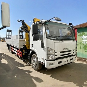 Grúa Móvil ISUZU 4X2 Montada en Camión con Manipulador de 3.2 Toneladas y Pluma Recta para Construcción - Product Image 2