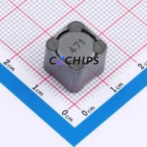 Inducteur de puissance SRR1210-471M SMD, 12x12mm (Inductance : 470uH) (Précision : 20% Courant de saturation (Isat) : 1A) - Product Image 1