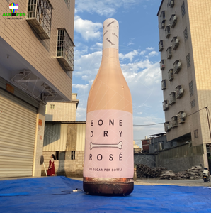 Botella de champán inflable Airfun a buen precio, botella de vino inflable publicitaria a la venta - Product Image 5