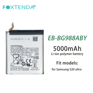 Batterie de remplacement Li-ion polymère EB-BG988ABY 5000mAh batterie de remplacement pour <span class=keywords><strong>Samsung</strong></span> <span class=keywords><strong>S20</strong></span> ultra EB-BG988ABY - Product Image 2