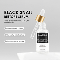 Nouveau sérum pour le visage d'escargot anti-rides sérum réparateur de peau lifting raffermissant fondu ridules niacinamide sérum de soin de la peau blanchissant