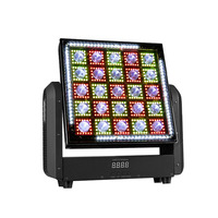 2025 nouvelles lumières de scène à tête mobile RGBW DMX512 effet de course de chevaux contrôlé avec 25 frontières 108 Source de LED clignotante double couleur
