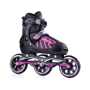 Nuevos <span class=keywords><strong>Patines</strong></span> en Línea de 3 <span class=keywords><strong>Ruedas</strong></span> con Luces y Marco de Aluminio, Ajustables a <span class=keywords><strong>4</strong></span> Tallas <span class=keywords><strong>para</strong></span> Hombre y <span class=keywords><strong>Mujer</strong></span> - Product Image 1