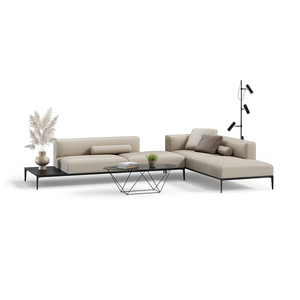 Meubles de maison modernes Réception exécutive Réunion Salon Canapé Bois Bureau Canapé - Product Image 1
