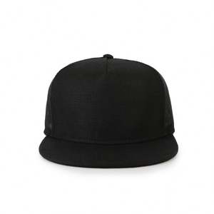หมวกเบสบอลทั่วไปทำจากโพลีเอสเตอร์100% ปีกกว้างสีดำ - Product Image 2