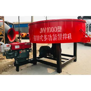 5.5KW Easy To Operate Mixing Machinery 600L Forced Concrete Mixer