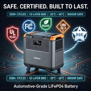 OEM 3000W 便携式发电站 5376Wh LiFePO4 移动储能系统 太阳能发电机 全家庭备用 UPS - Product Image 1