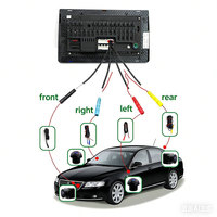 Caméra panoramique 360° pour voiture, image HD, caméra de recul, kit 4 pièces, navigation Android, caméra de recul AHD1080P