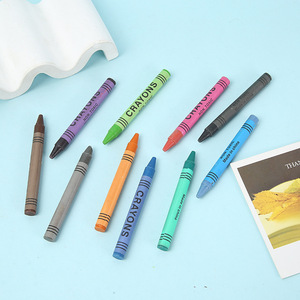 Juego de Papelería Escolar Económico, No Tóxico, Juego de Crayones de 8 Colores para Niños, Longitud de 8 cm - Product Image 4