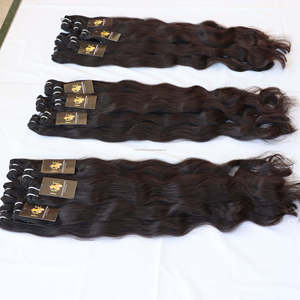 Fournisseurs en gros de mèches de cheveux humains vierges bruts non traités, alignées sur les cuticules, provenant de temples indiens - Product Image 3