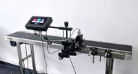 Mesin Printer Inkjet Otomatis Harga Murah untuk Penandaan Tanggal Kedaluwarsa, Kode Batch, Barcode, Harga Pabrik Bersertifikasi CE