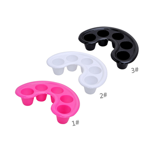 Bandeja de 5 orificios para remojar y limpiar manos y dedos, eliminador de piel muerta, tratamiento de spa para uñas, herramienta de limpieza para salón de manicura - Product Image 6