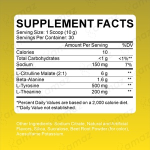Amaz Wholesale - Polvo Pre-Entrenamiento para Desarrollo Muscular, Creatina para Hombres y Mujeres, Fuerza, Energía, Acondicionamiento Físico - Product Image 2