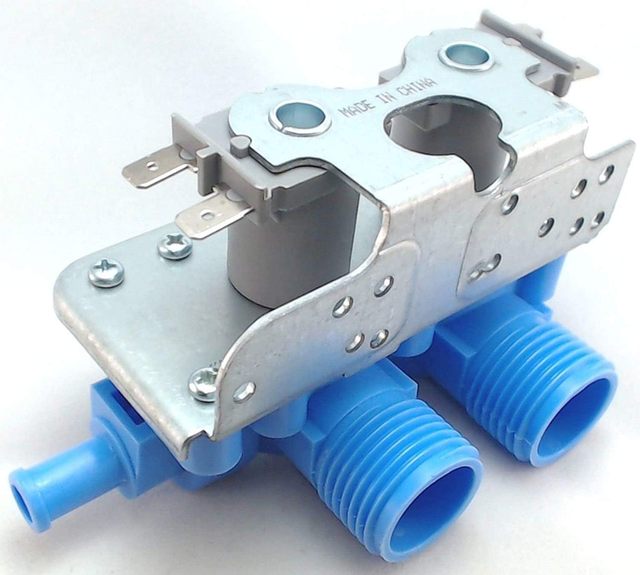W11168740 W10240949 Washer Cold Water Inlet Valve Compatible with Whirl-pool Ken-more May-tag Clothes Washer Water Inlet Valve