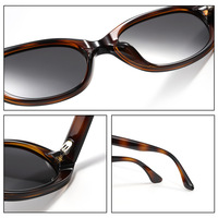 Lunettes de soleil polarisées œil de chat rétro irrégulières, tendance, en TR90, pour femmes et hommes, protection UV400, personnalisables, vente en gros