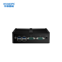 Mini PC Industrial Sin Ventilador HW-N260 Intel J4125/J1900/N2840/J6412 2LAN 2COM RS232/485 VGA HDMI WOL