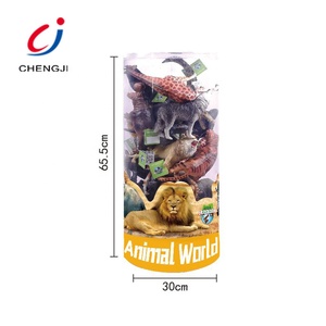 Juego de 24 Figuras de Animales Salvajes de Plástico para la Selva, Mundo <span class=keywords><strong>Animal</strong></span>, Simulación 3D, Modelo de Bosque, Animales de Vinilo Suave - Product Image 2