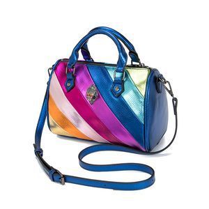 <span class=keywords><strong>Sac</strong></span> bandoulière matelassé style Kurt Geiger avec tête d'aigle - Mini <span class=keywords><strong>sac</strong></span> à bandoulière color block avec chaîne et embellissement en cristal, tendance - Product Image 6