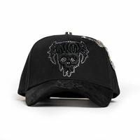 Casquettes en stock Innedit Barbas 31 Hats Wholesale Qualité G5 5 panneaux en daim à large bord style vintage sportif urbain Beard Hats Gold Barbas B