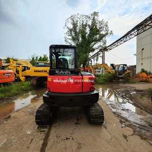 Mini-excavatrice Kubota KX165 d'occasion de 5 tonnes avec flèche pivotante et pince, en bon état - Product Image 3