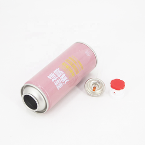 Costo <span class=keywords><strong>de</strong></span> fábrica Paquete <span class=keywords><strong>de</strong></span> hojalata <span class=keywords><strong>Aceite</strong></span> <span class=keywords><strong>de</strong></span> motor Gas butano vacío personalizado 260 g Butano Bote Spray Can - Product Image 6