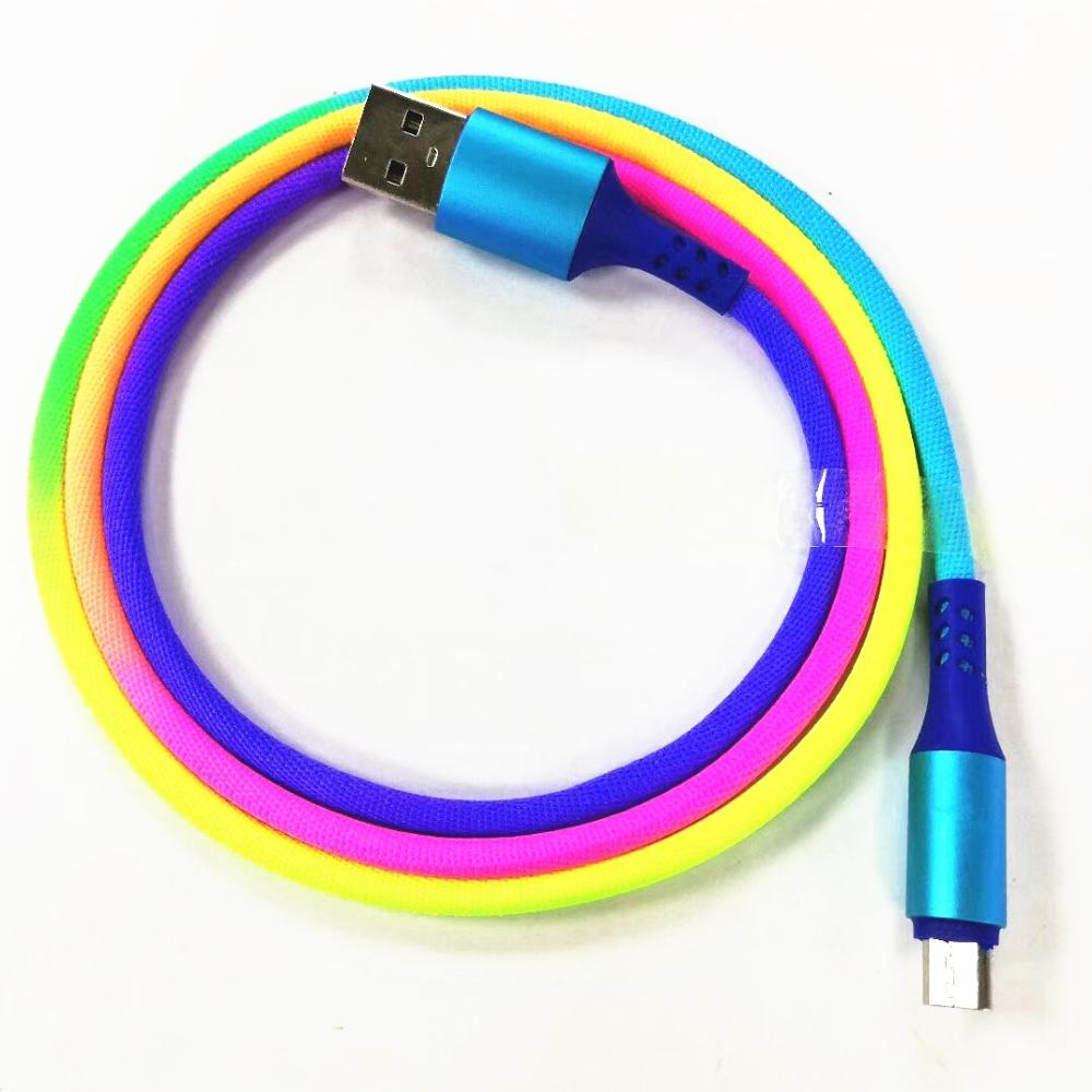 OEM нейлоновый Плетеный красочный мобильный телефон Аксессуары usb c кабель 5A телефонные кабели 3A быстрое зарядное устройство для телефона