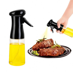 2023Easy To Use 200ML Plastic Olive Oil Spray Bottle Convenient Cooking Oil Sprayer Bottle Portable Oil Olive Bottle For Kitchen