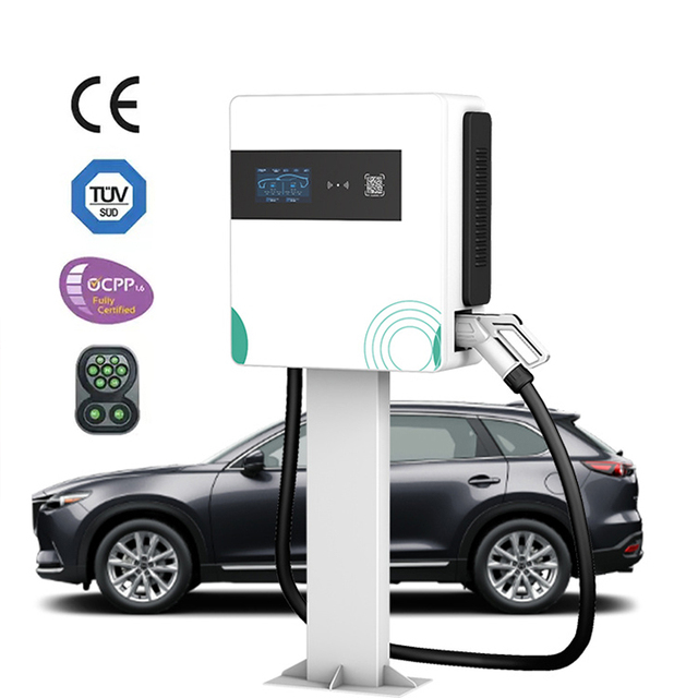 EV Charging Pile 120kW DC Fast Charger with CCS2 GB/T for Car Bus Truck Fleet