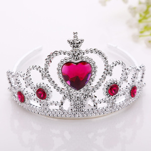 PC-0067 alta <span class=keywords><strong>per</strong></span> bambini in plastica diamante corona regina diadema corona principessa grazioso accessorio <span class=keywords><strong>per</strong></span> <span class=keywords><strong>festa</strong></span> di <span class=keywords><strong>compleanno</strong></span> accessorio Costume di Halloween - Product Image 3