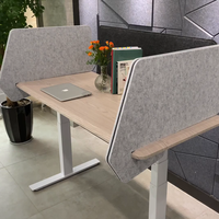 Panneau de séparation moderne conçu pour l'espace d'intimité de bureau avec support de panneau d'isolation phonique en fibre de polyester pour application scolaire