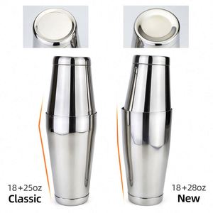 Coctelera Boston de Acero Inoxidable SS304 de 750+550 ml con Logotipo Personalizado, Coctelera para Mezclar Vino y Cócteles para Bares y Clubes - Product Image 2