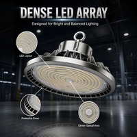 Lampe LED linéaire industrielle pour entrepôt 120W 240W IP65 anti-poussière pour éclairage de grande hauteur en entrepôt et supermarché