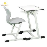 Ensemble table et chaise scolaire compacte en HPL pour projet personnalisé en Arabie Saoudite