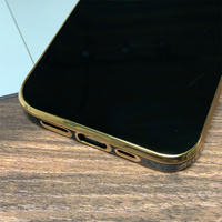 Luxe 6D galvanoplastie souple TPU accessoires de téléphone portable placage étui de téléphone portable pour iPhone 15 14 13 12 11 Pro Max Samsung S22