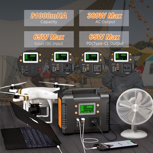 Công Suất Lớn 300W Di Động Năng Lượng Mặt Trời Trạm Cắm Trại Năng Lượng Mặt Trời Máy Phát Điện Ngoài Trời Lưu Trữ Cung Cấp Lithium Ion Tinh Khiết Sin Sóng Năng Lượng Mặt Trời Bảng Điều Khiển - Product Image 3