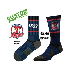 Designer Socks Mens FY Design Your Own Crew Custom Cotton Print Embroidered OEM Socks Embroidery Logo Customize Custom Made Logo Sports Men Socks