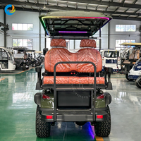 Voiturette de golf électrique Robetaa longue portée, personnalisée, certifiée CE, 72V Lithium, pour parcours de golf ou quartier
