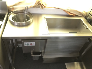 Highly Recommended Breading Table Reinforced Machine Body Fried Chicken <strong>Shop</strong> Using Easy Clean Electric Breading Table - Product Image 4