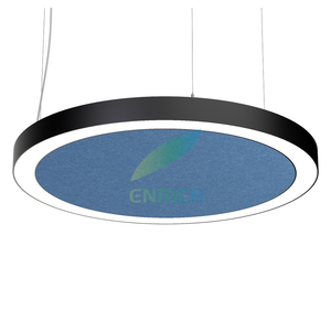 ไฟวงแหวน LED แบบวงกลมพร้อมแผงอะคูสติกที่มีเสียงดังดีไซน์สวย - Product Image 4