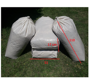 Factory Direct 3 Mil Black Heavy Duty Garbage Bags Disposable extra Thick clear Can Liners 55 60 Gallon Trash Bags for Outdoor - Product Image 2