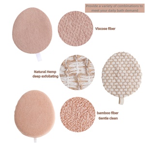 4 in 1 <strong>Long</strong> <strong>Handle</strong> Exfoliating Bath Brush Back Scrubber Shower Brush Body Cleansing <strong>Sponge</strong> - Product Image 6