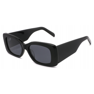 Occhiali da Sole Quadrati in Acetato Polarizzati Stile Europeo e Americano, Montatura Completa Leopardata, Trendy per Esterni, Fatti a Mano - Product Image 5