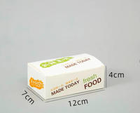 Boîte de rangement pour frites de qualité alimentaire en gros, économique, pour emporter, emballage de snacks, impression personnalisée, directement de l'usine