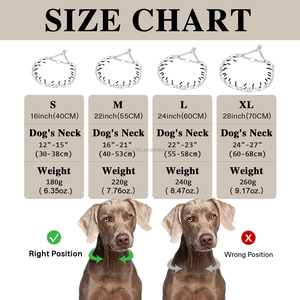 <span class=keywords><strong>Collar</strong></span> de perro pellizco para entrenamiento, <span class=keywords><strong>Collar</strong></span> de entrenamiento de perro a prueba de explosiones Cadena de metal Estimulación Cadena antiladridos <span class=keywords><strong>Collar</strong></span> de perro al aire libre - Product Image 6