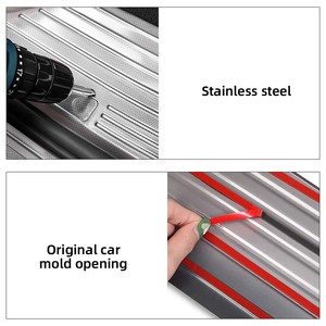 Protection <span class=keywords><strong>de</strong></span> <span class=keywords><strong>coffre</strong></span> arrière pour Lixiang L7 Accessoires en acier inoxydable Couvre-<span class=keywords><strong>seuil</strong></span> <span class=keywords><strong>de</strong></span> porte arrière Garniture intérieure Accessoire extérieur - Product Image 4